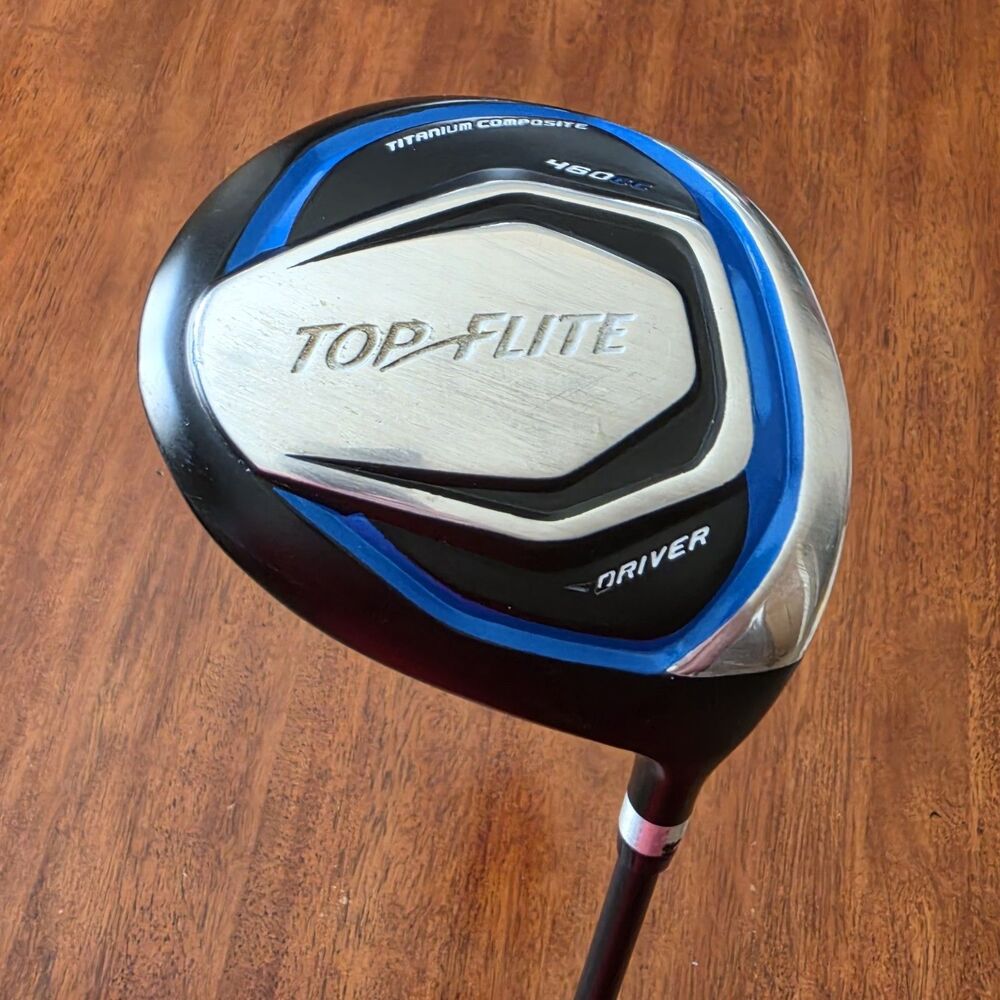 Top Flite 460cc Titanium Composite RH 1W Men's Flex Graphite Shaft 1 Wood 45.5"